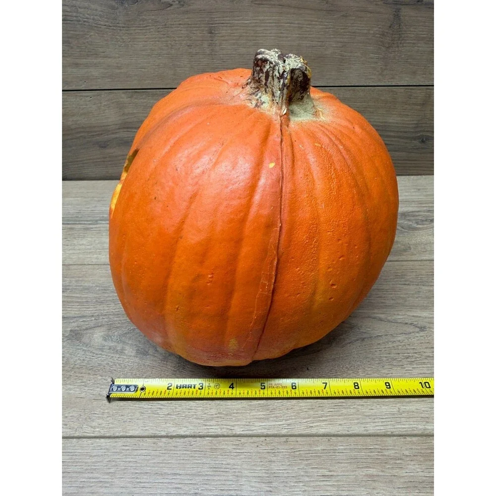 Trendmasters Light Up Foam Blow Mold Jack O Lantern Pumpkin 10